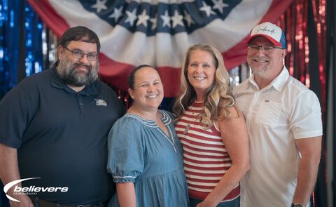 James & BriAnne Newton, Tracy & Kris Mock