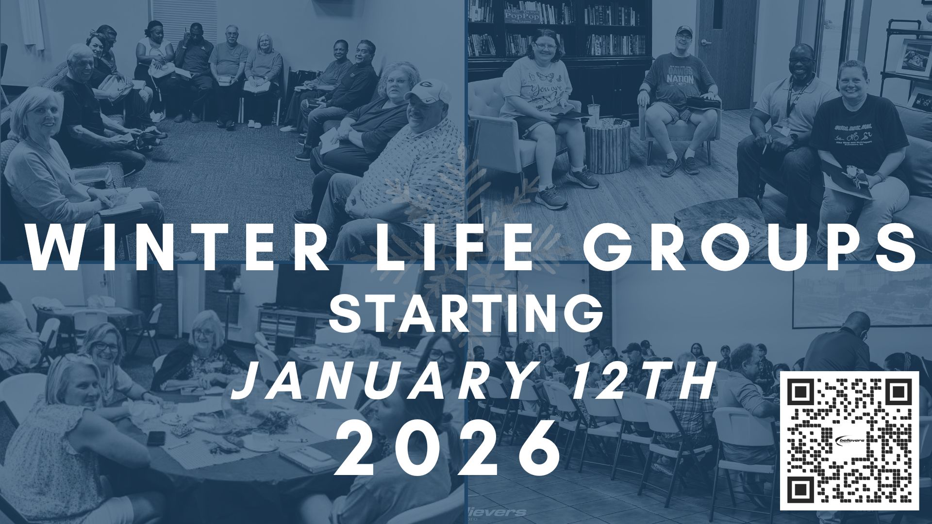 People meeting in a Believers Church Life Group in Statesboro.